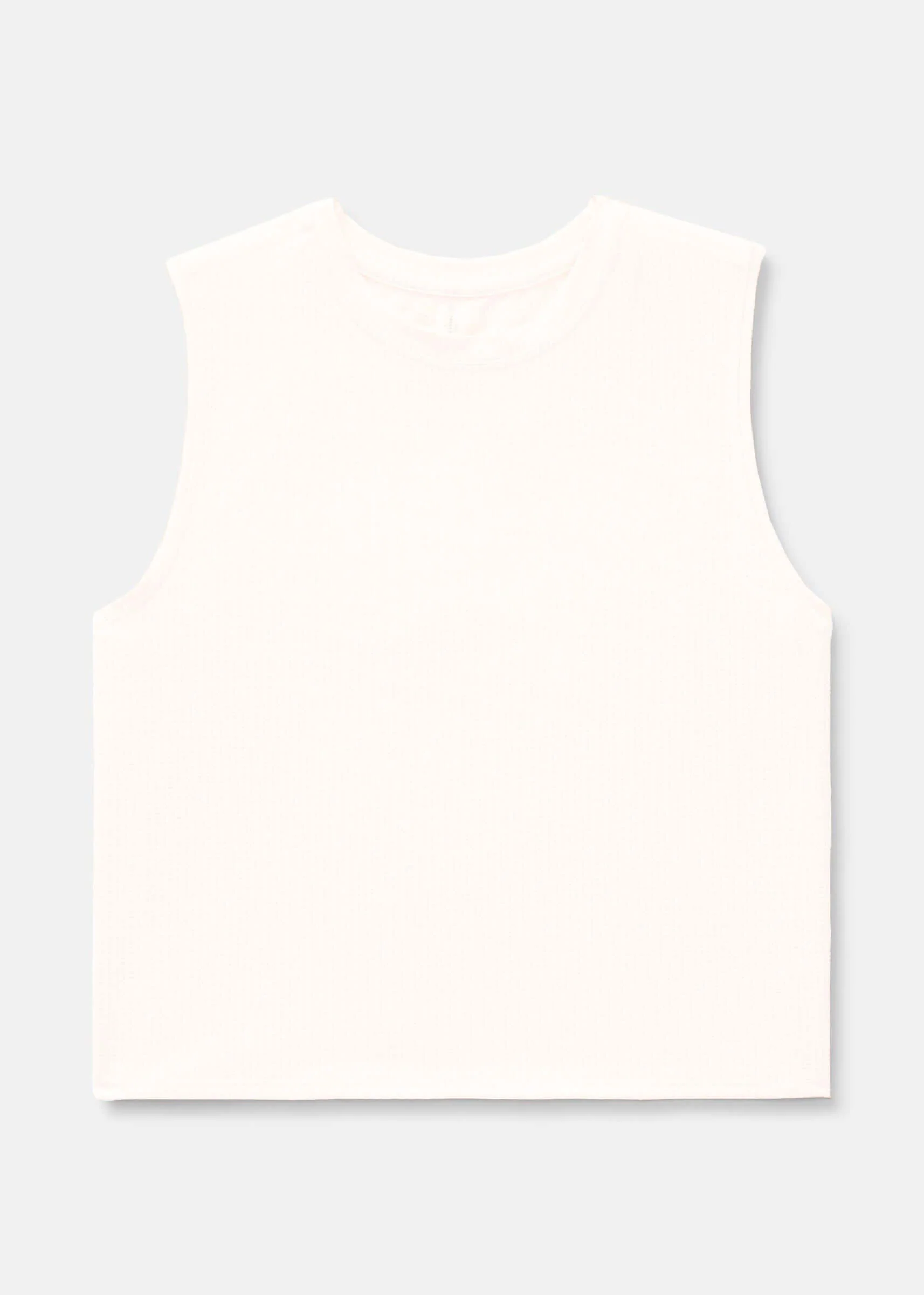 ThinkFast Mesh Cropped Muscle Tank